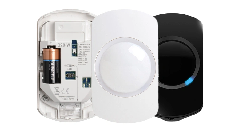  Wireless Ricochet Capture Q20 Quad Element Motion Sensor Black